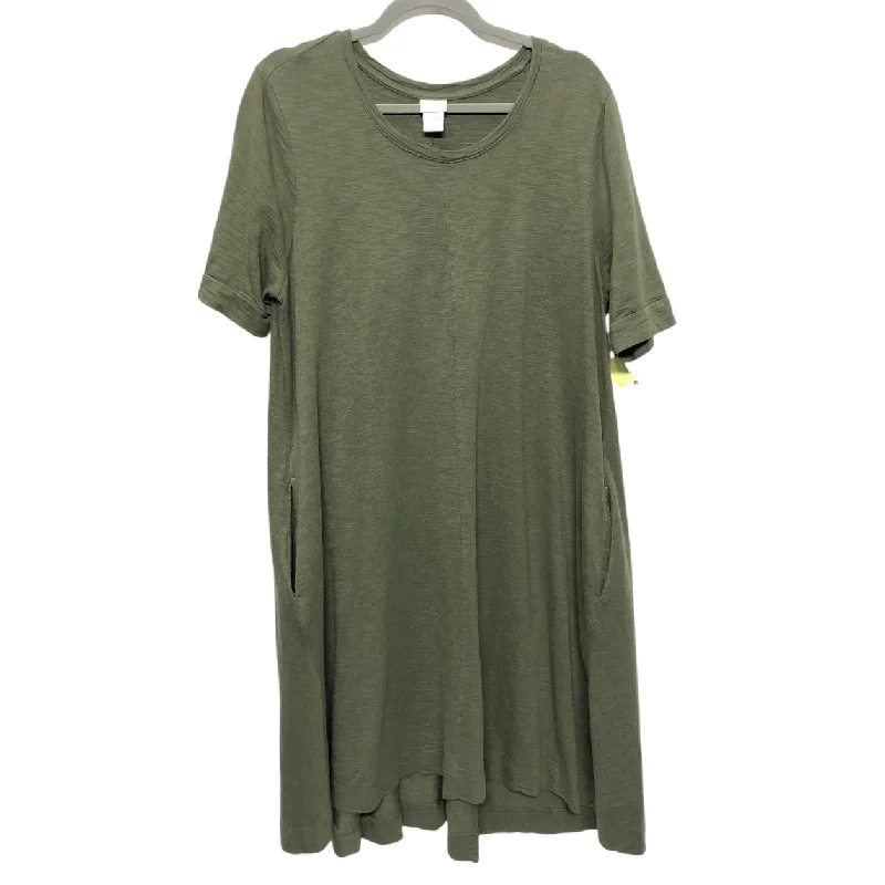 Dress Casual Short By Chicos In Green, Size: L