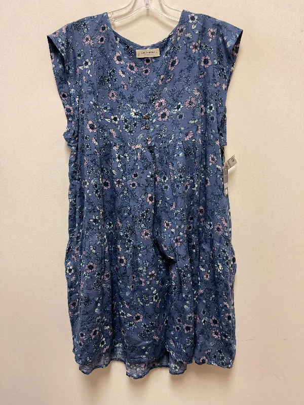 Dress Casual Short By Lucky Brand In Blue, Size: Xl