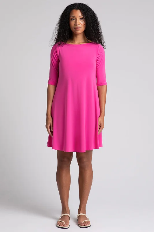 Nu Trapeze Dress | Peony