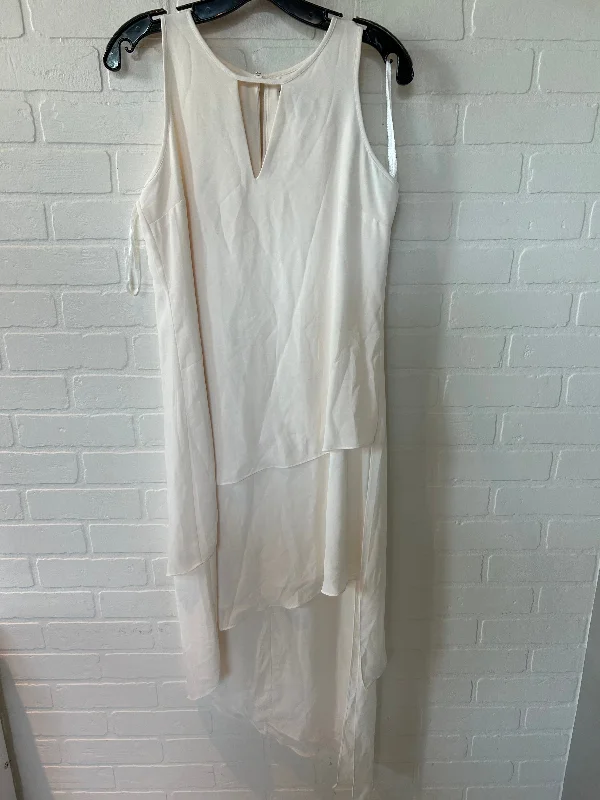 Cream Dress Party Midi White House Black Market, Size S