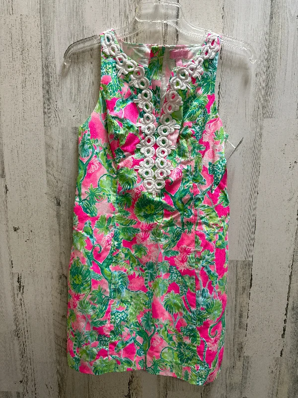 Multi-colored Dress Casual Midi Lilly Pulitzer, Size 2