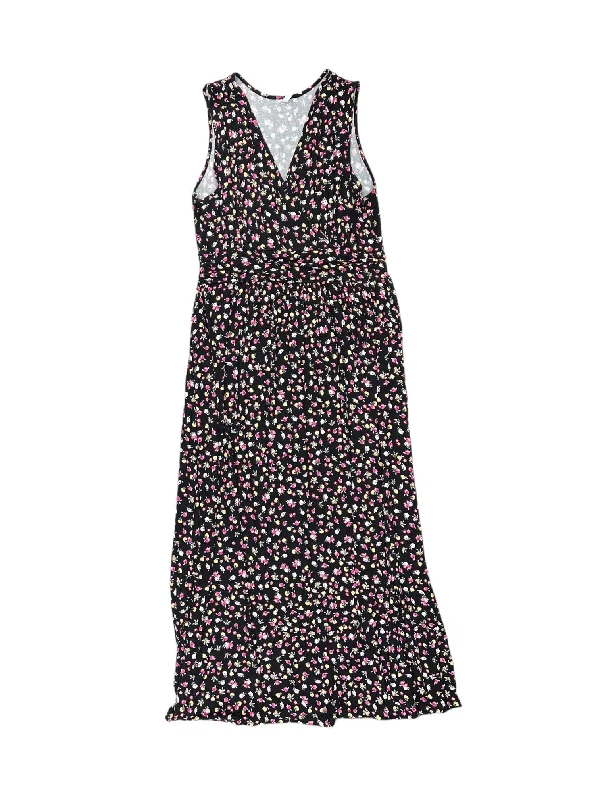 Floral Print Dress Casual Maxi Clothes Mentor, Size Xl