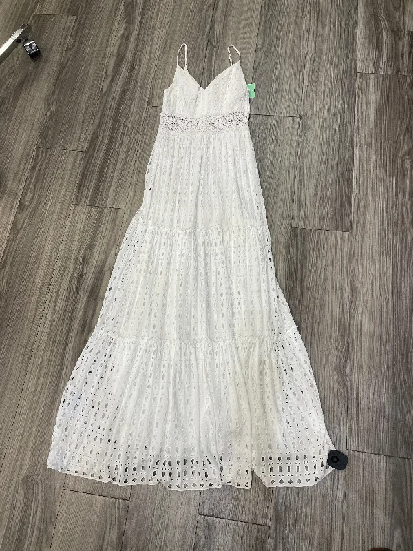 White Dress Casual Maxi Lilly Pulitzer, Size 0