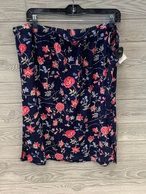 Floral Print Skirt Mini & Short Jaclyn Smith, Size 20