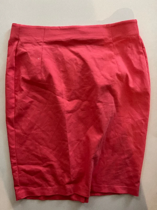 Pink Skirt Midi Lane Bryant, Size 18