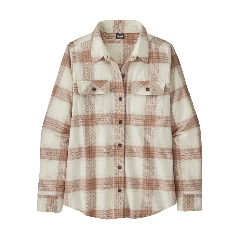 Women's Long-Sleeved Organic Cotton Midweight Fjord Flannel Shirt