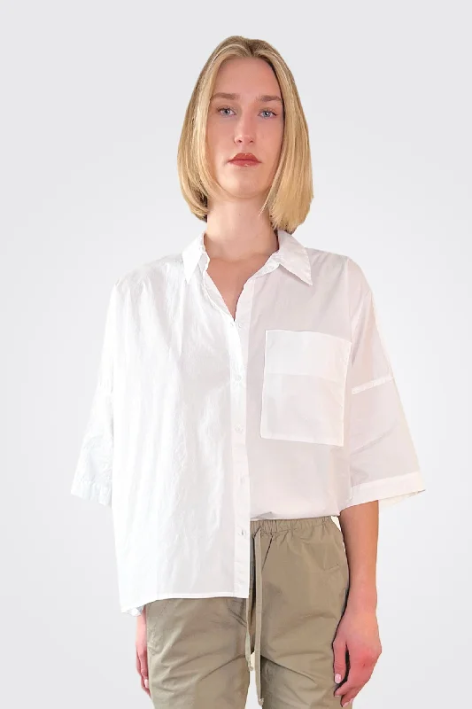 Cotton Pocket Shirt - Optic White