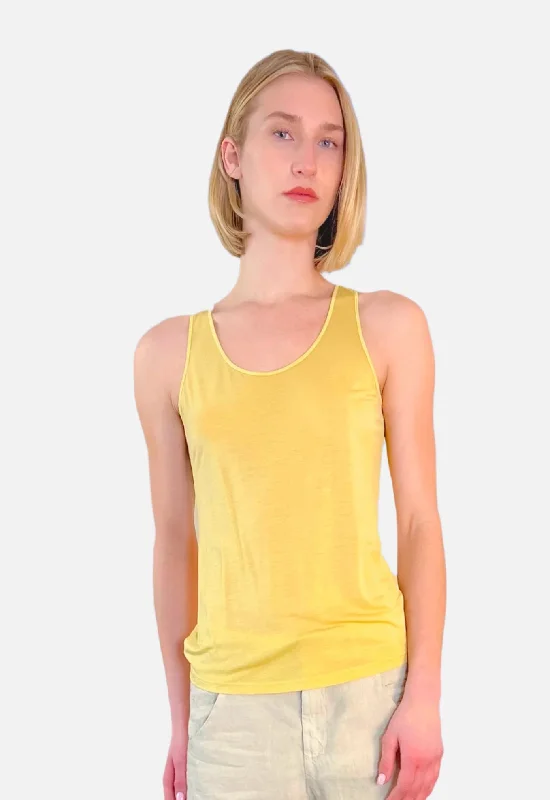 Scoop Neck Tank - Citrus