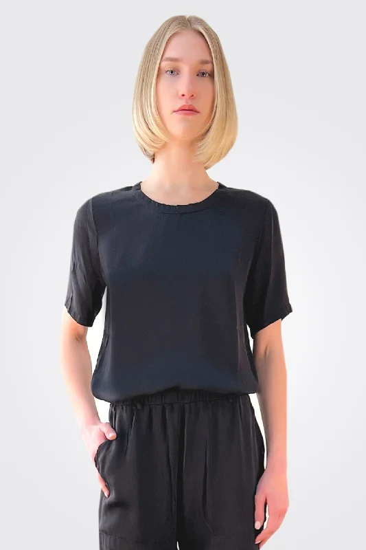 Silk Shirt -Black