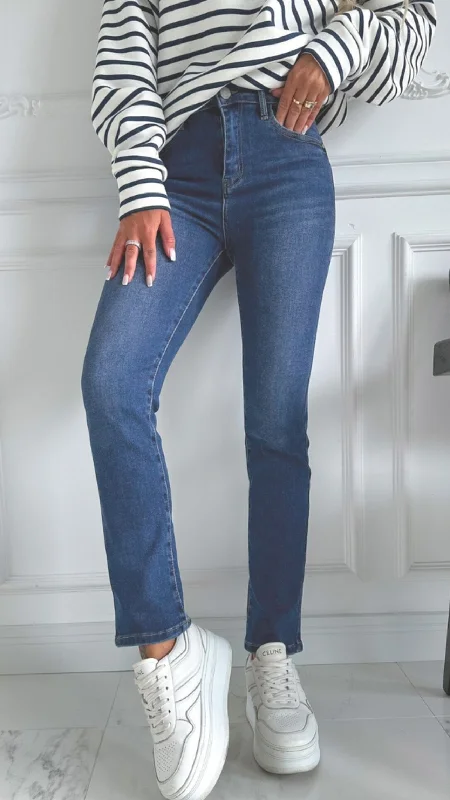 Winona Mid Denim High Waisted Slim Fit Jeans