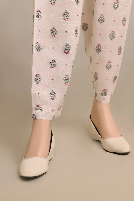 Cotton Jacquard Pant