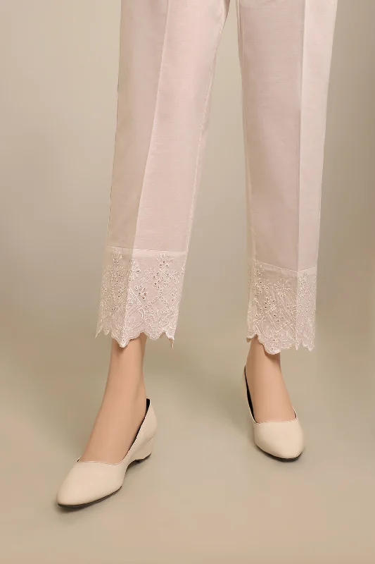 Embroidered Cambric Pant