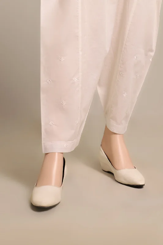 Embroidery Cotton Pant